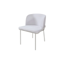 Ver imagem 4 de Kit 2 Cadeiras de Jantar Liz Linho Palha e Metal Champanhe