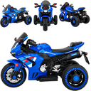 Ver imagem 3 de Moto Eletrica Infantil Biemme Turbo Sport Trike 12v Azul