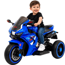 Ver imagem 1 de Moto Eletrica Infantil Biemme Turbo Sport Trike 12v Azul