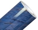 Ver imagem 1 de Papel de Parede Mármore Azul Macaúbas Vinil Adesivo Impermeável Lavável Pia Box Mesa 2m X 60 Cm