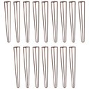 Ver imagem 1 de Kit 16 Pés de Metal 60 CM Hairpin Legs Mesa de Canto Aparador Bronze