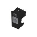 Ver imagem 1 de Módulo Tomada para Rede de Informática Fame Habitat Black Rj45 Cat6 8 Vias Preto