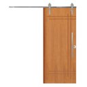 Ver imagem 2 de Porta Correr 9 Trilhos Soft Aparente Puxador Tubo 60cm 110x210cm Belíssima Rodam Abertura Esquerda Branco