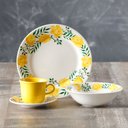 Ver imagem 5 de Prato Fundo Cerâmica Alice 587ml Amarelo