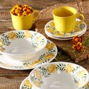 Ver imagem 4 de Prato Fundo Cerâmica Alice 587ml Amarelo