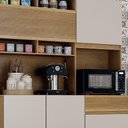 Ver mais imagens de Armário de Cozinha 5 Portas 1 Gaveta Canastra Valdemóveis Cinamomo/off White