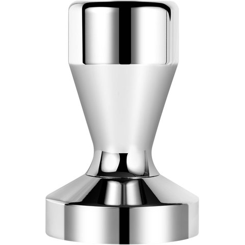 Prensa de Café Amzchef 51mm com Base de Aço Inox 304 e Cabo de Madeira