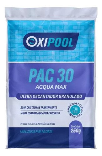 Clarificante Pac30 Acquamax Ultra Decantador Oxipool