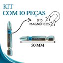 Ver imagem 3 de Jogo de Pontas Bits Phillips Magnetica Ph2 50mm com 10 Peças Gross