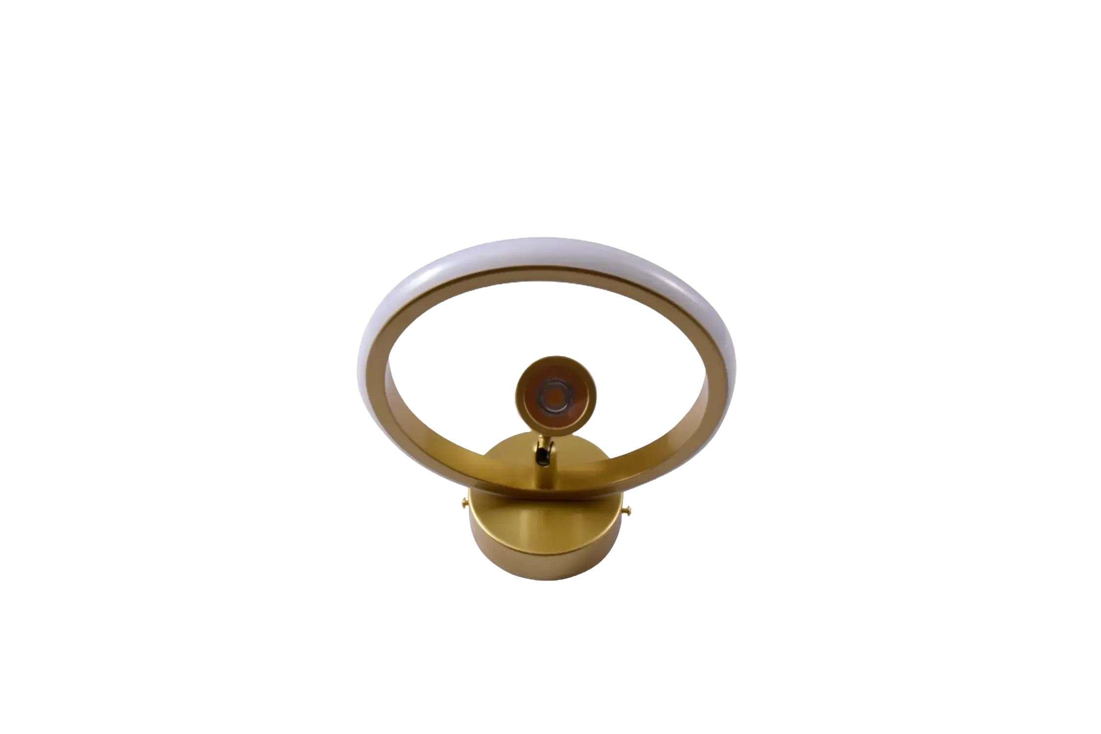 Arandela 25x28cm Metal Dourado com Acrílico Led Integrado 3000k Bivolt Tupiara