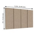 Ver imagem 3 de Cabeceira Solteiro Mdf/mdp Estofada Suede 0,90 Azul