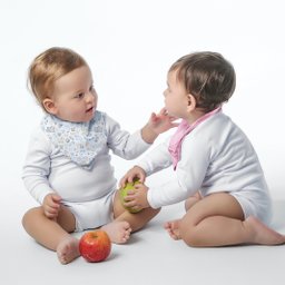 Kit Babador 2 Peças Royal Baby Bege Vivaldi Baby - 2