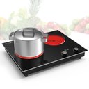 Ver imagem 1 de Vbgk Cooktop Elétrico Duplo 3000w com 10 Níveis de Aquecimento e Timer (preto)