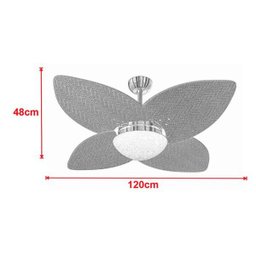 Ventilador de Teto Vd42 Dunamis Dourado 4 Pás MDF Branco 110V - 3