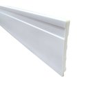 Ver imagem 1 de Rodapé Poliestireno 10cm Liso Branco - 2,4 Metros