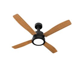 Ventilador de Teto Vintage LED Preto/Mg 220V - 1 Ventilador de Teto Vintage LED Preto/Mg 220V - 1