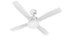 Ver imagem 1 de Ventilador de Teto Vintage LED Branco/Bco 110V com Controle Remoto.