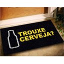 Ver imagem 1 de Tapete Capacho Trouxe Cerveja 60x40 - Preto