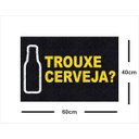 Ver imagem 2 de Tapete Capacho Trouxe Cerveja 60x40 - Preto