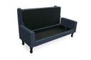 Ver imagem 2 de Recamier Felix Solteiro 0,90M Suede - Renascer Decor:Cinza Escuro