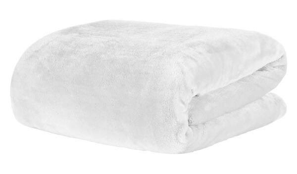 Cobertor/Manta Blanket Branco Casal Kacyumara - 1
