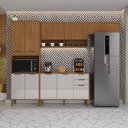 Ver imagem 2 de Cozinha Modulada Toronto 2,70 Freijo-off White - Indekes