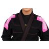 Kimono Feminino Jiu Jitsu+Top Revolução InTheGuard Trançado Preto/Rosa A5 - 2