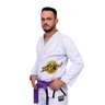 Kimono Jiu Jitsu Revolução In The Guard Trançado Branco A1 - 1