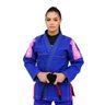 Kimono Feminino Jiu Jitsu+Top Revolução InTheGuard Trançado Azul/Rosa A3 - 2