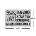 Ver imagem 2 de Tapete Capacho Divertido Casa do Cachorro 60x40 Dog Pet Lar