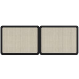 Cabeceira Cama Box Casal Queen Painel com Telinha 160cm Moss A03 Nero - Lyam Decor - 3