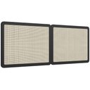 Ver imagem 2 de Cabeceira Cama Box Queen Painel com Telinha 160cm Moss A03 Nero - Lyam Decor