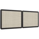 Ver imagem 1 de Cabeceira Cama Box Casal Queen Painel com Telinha 160cm Moss A03 Nero - Lyam Decor