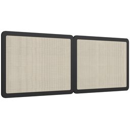 Cabeceira Cama Box Casal Queen Painel com Telinha 160cm Moss A03 Nero - Lyam Decor - 1