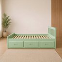 Ver imagem 4 de Cama Full 06 Gavetas Madeira Maciça 153x197cm 80cm de Altura