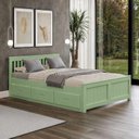 Ver imagem 1 de Cama Full 06 Gavetas Madeira Maciça 153x197cm 80cm de Altura