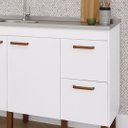 Ver imagem 3 de Gabinete de Cozinha Grande 2 Gaveta 3 Portas 100% MDF Grande:Branco