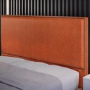 Ver imagem 2 de Cabeceira Cama Box Queen com Tachas 160 Cm Vicenza L02 Couríssimo Camel - Lyam Decor