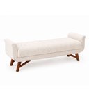 Ver imagem 1 de Puff Recamier 195cm Andros Boucle Off White - Sallar Home
