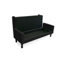 Ver imagem 2 de Recamier Félix Casal 1,40M Suede - Renascer Decor:Preto