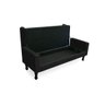 Recamier Félix Casal 1,40M Suede - Renascer Decor:Preto - 2