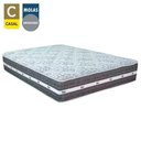 Ver imagem 6 de Cama Box Baú Casal Sintético + Colchão Anjos Black Graphite Molas Ensacadas 138x188x64cm Preto