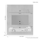 Ver imagem 3 de Painel Riso Candian 240x207cm com Nicho Jcm Movelaria