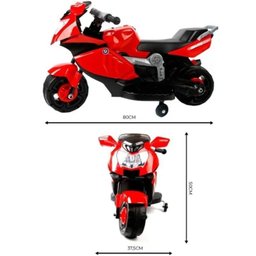 Mini Moto Eletrica 6v Vermelho - Importway - 7