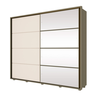 Guarda-Roupa Casal Cavic 100%MDF 2 Portas Deslizantes 6 Gavetas Duna/Off White Henn - 2