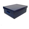 Caixa de Papelão Organizadora Média - Gam Azul Liso - 2