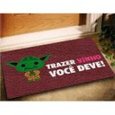 Ver imagem 1 de Tapete Capacho Trazer Vinho Você Deve 60x40 Mestre Yoda Casa