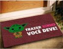 Ver imagem 1 de Tapete Capacho Trazer Vinho Você Deve 60x40 Mestre Yoda Casa