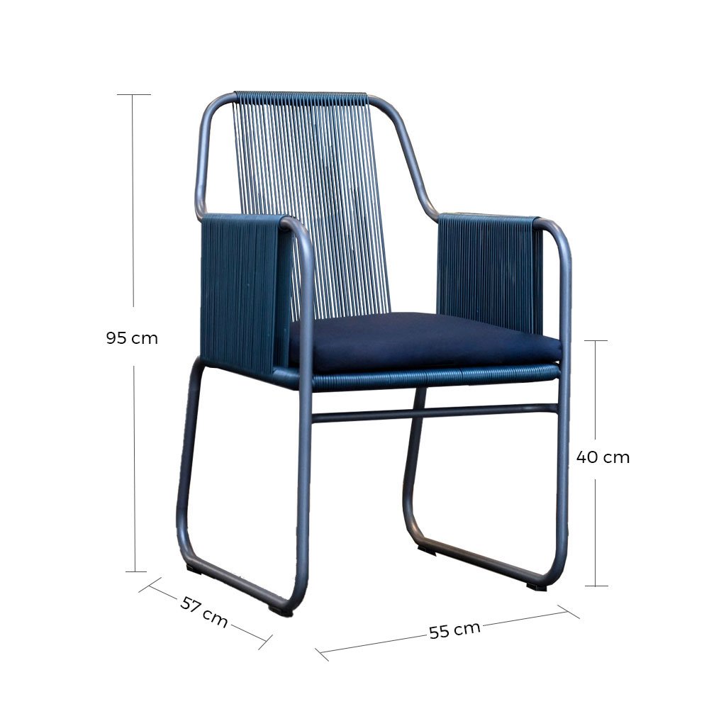 Cadeira Aruna Corda Art D'Ville - 5