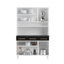 Ver imagem 4 de Armário de Cozinha Compacta 120cm Portas de Vidro Mirage New Telasul